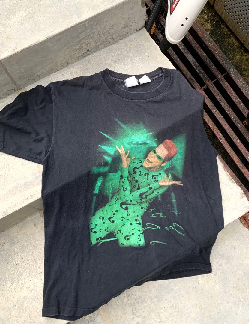 Vintage Riddler 90s shirt, Men&rsquo;s Fashion, Tops & Sets, Tshirts & Polo