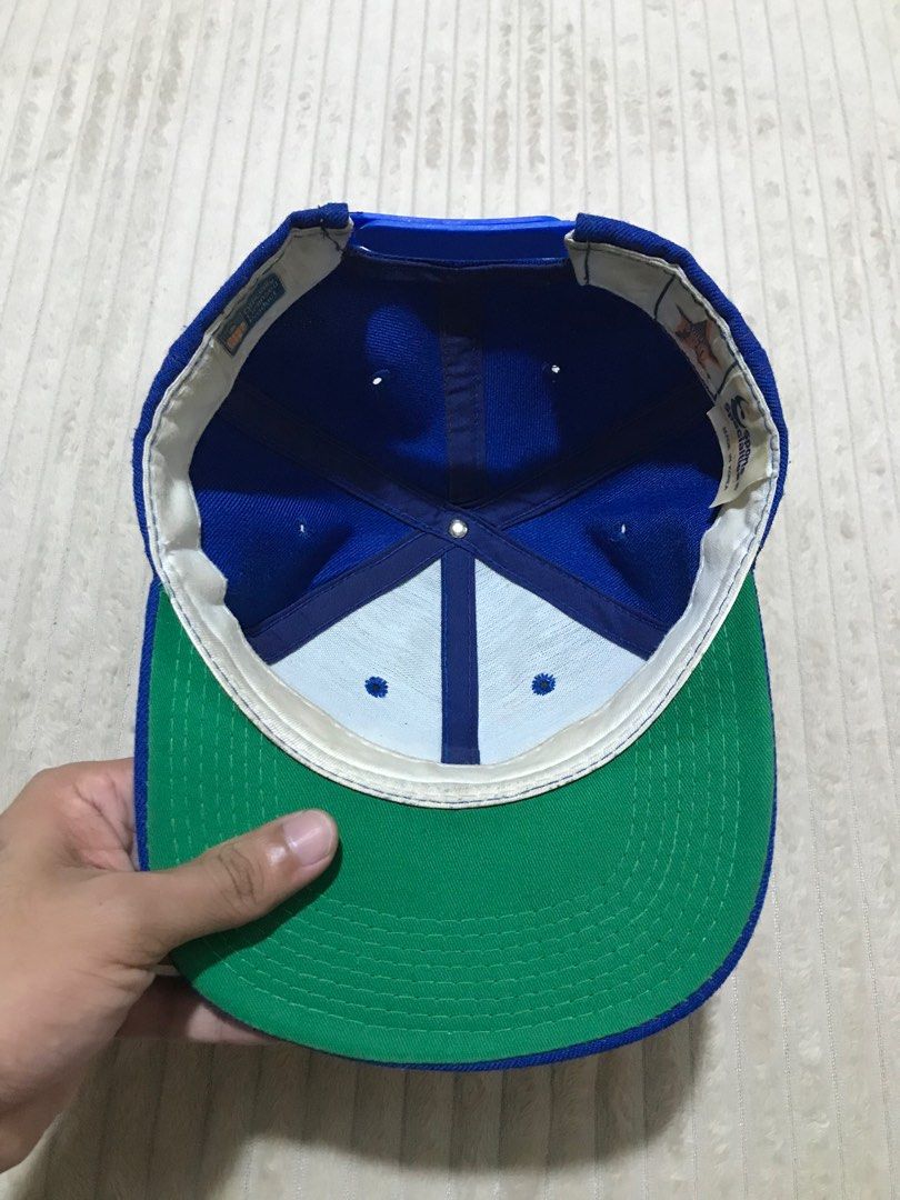 Vintage RARE NWT Seattle Seahawks pinstripe snapback hat by Sports