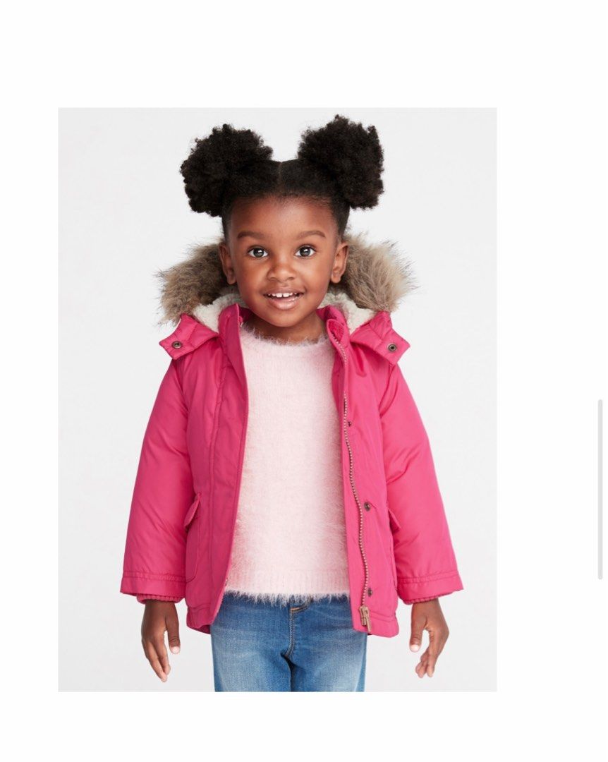 Girls navy winter jacket shop