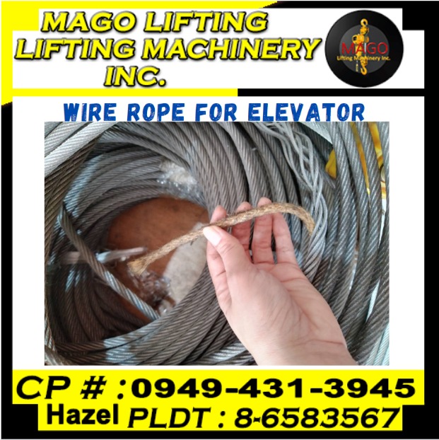 WIRE ROPE FOR ELEVATOR, Commercial & Industrial, Construction ...
