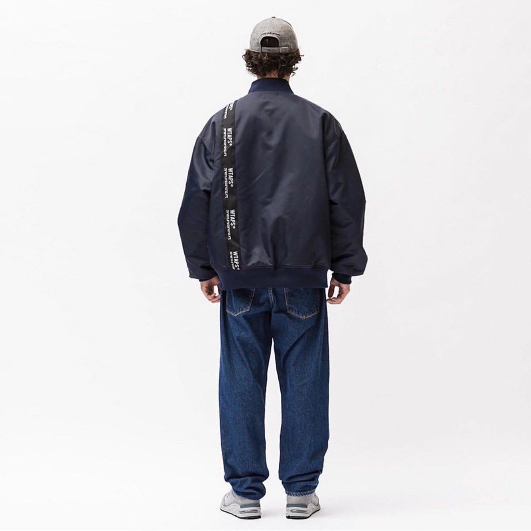 消費卷）WTAPS MA1 TEAM JACKET NAVY M (NBHD NAUTICA VISVIM NIKE