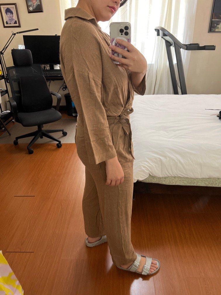 Zara sales wool jumpsuit