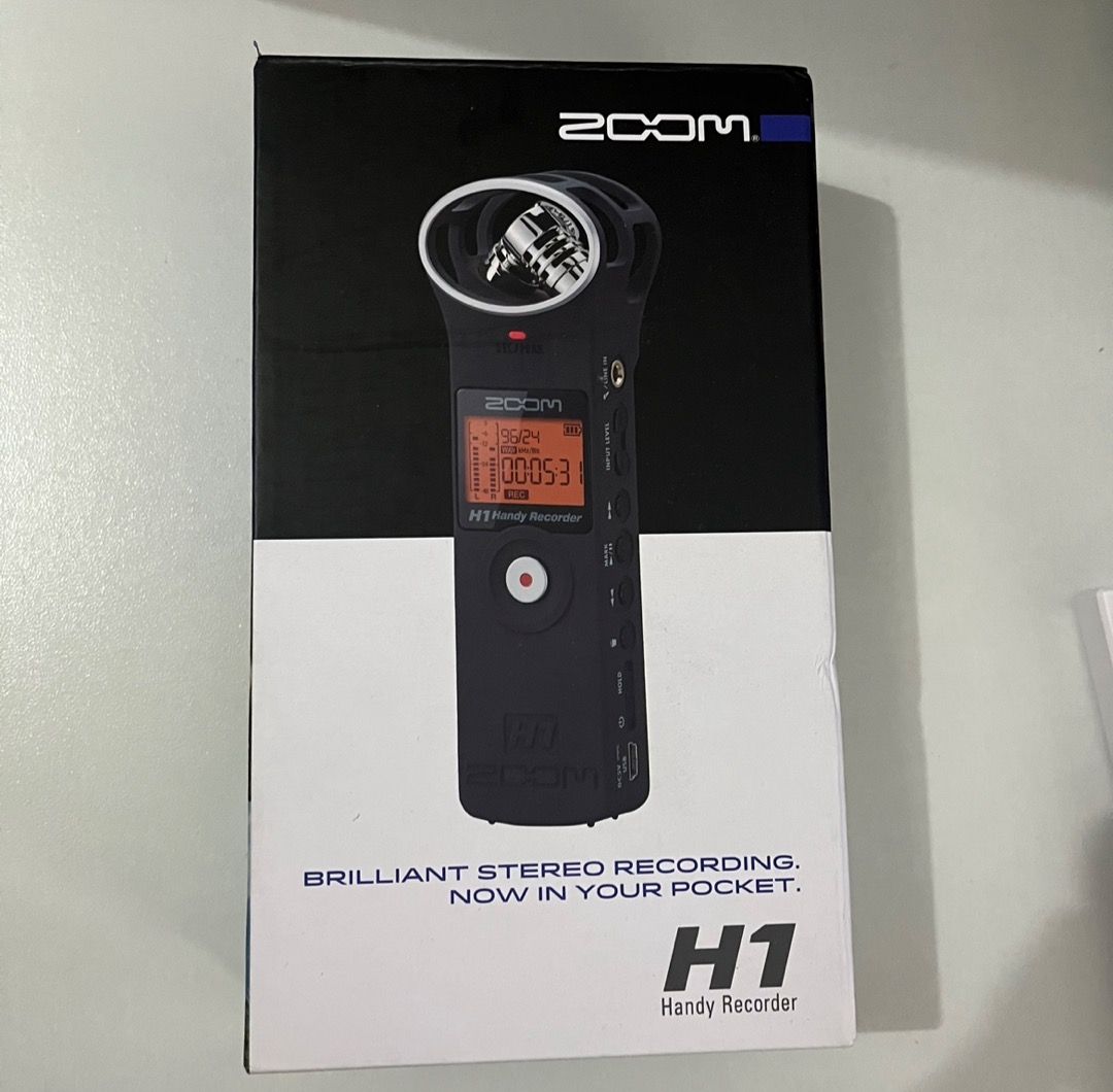 ZOOM H1 Microphone Recorder, Audio, Microphones on Carousell