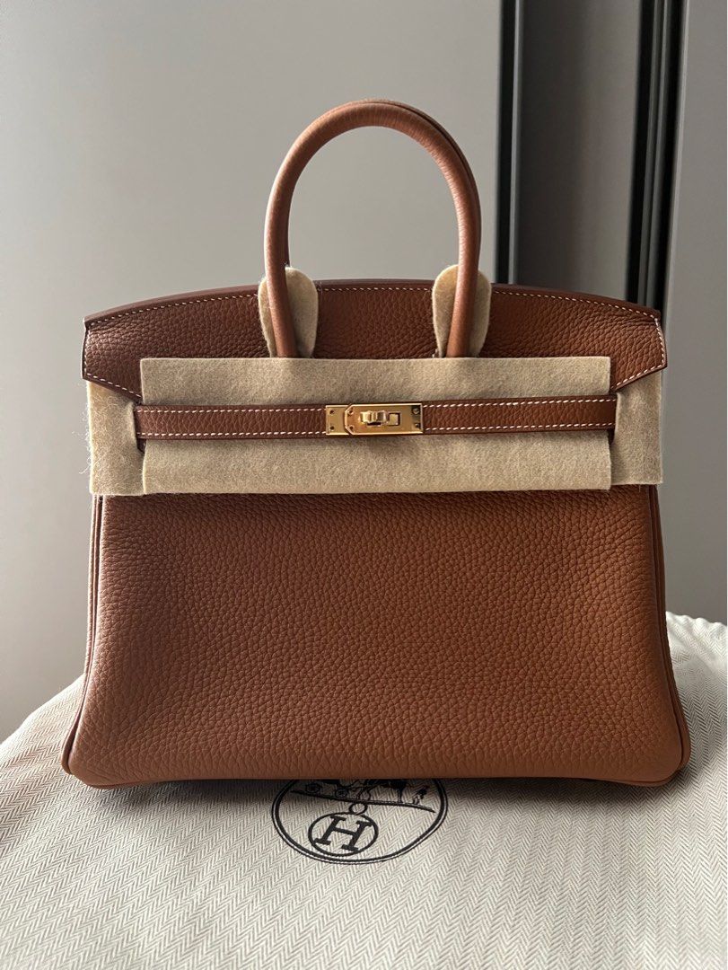 Birkin 25 Craie Swift Phw, Luxury, Bags & Wallets on Carousell