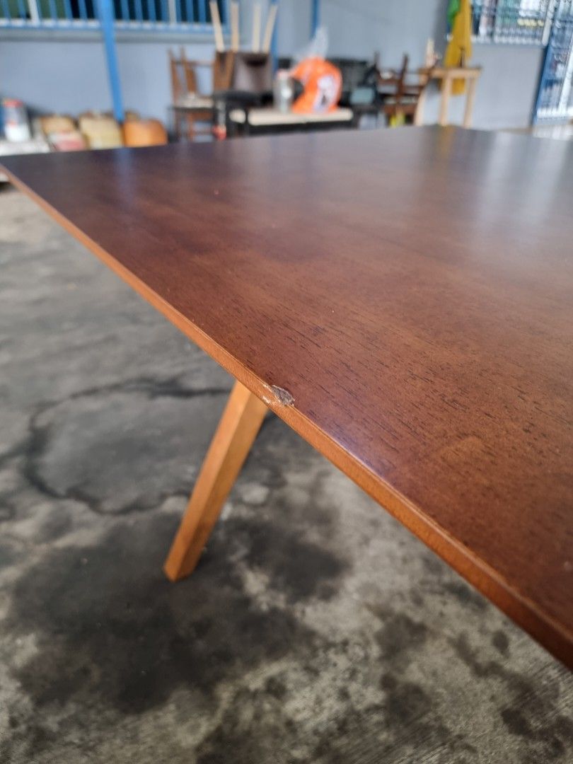 1500mm Meja Kayu, Dining table Solid wood, Furniture & Home Living