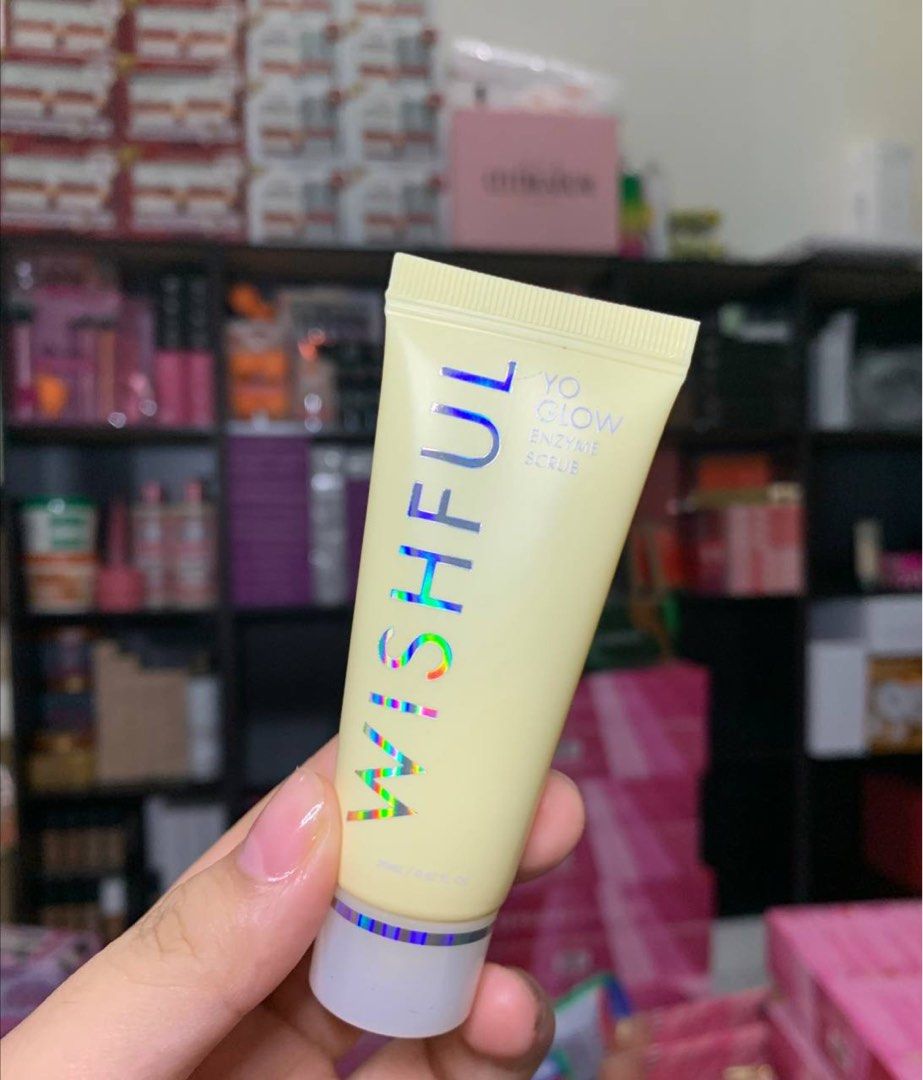 20 mL Wishful Yo Glow Aha & Bha Facial Enzyme Scrub, Beauty & Personal ...