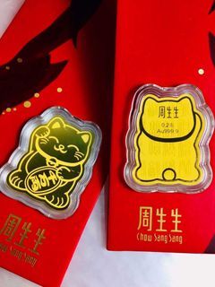 24karat Lucky Cat Amulet