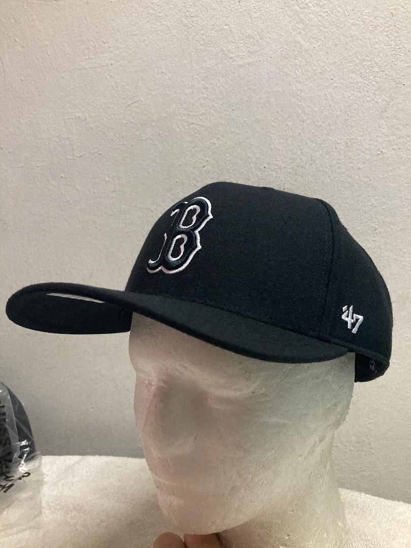 47 Brand Boston Red Sox Blackout MVP Black Dad Hat – Sickoutfits