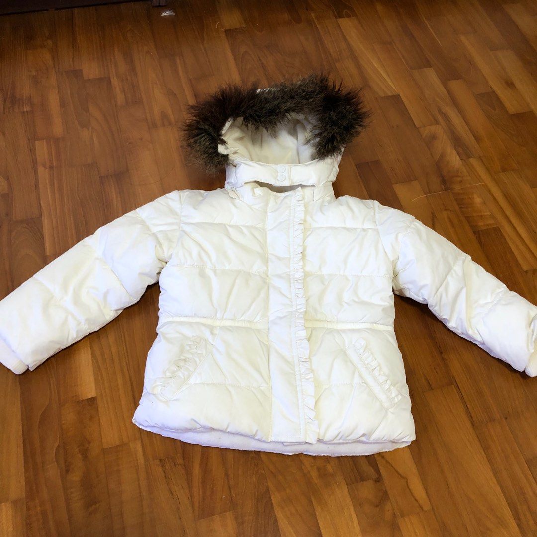 Gap white clearance puffer jacket