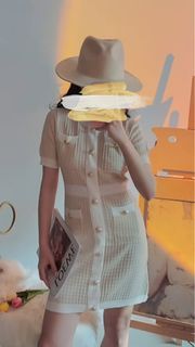 🔥溫柔系小香洋裝-奶杏