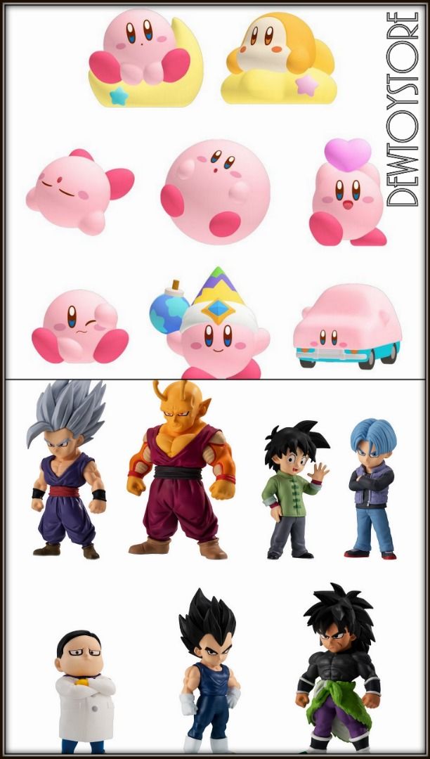 ⭐️ [???-?????] Bandai Candy Toys Fixed Pose Figure - Kirby's Dream  Land - Kirby Friends 3 (Set of 12) / Dragon Ball - Adverge 16 Set (Set of  7) ⭐️, Hobbies & Toys, Toys & Games on Carousell