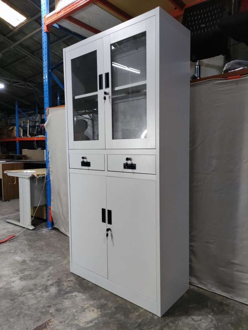 METAL /// 2 DOOR SWING /// GLASS DOOR ^^^, Furniture & Home