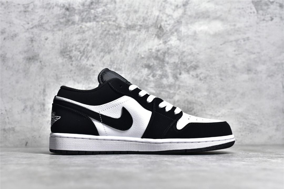 Air jordan 1 low black white outlet