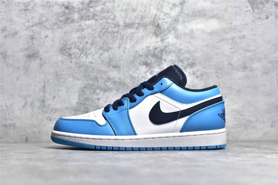 Air jordan 1 low top blue white