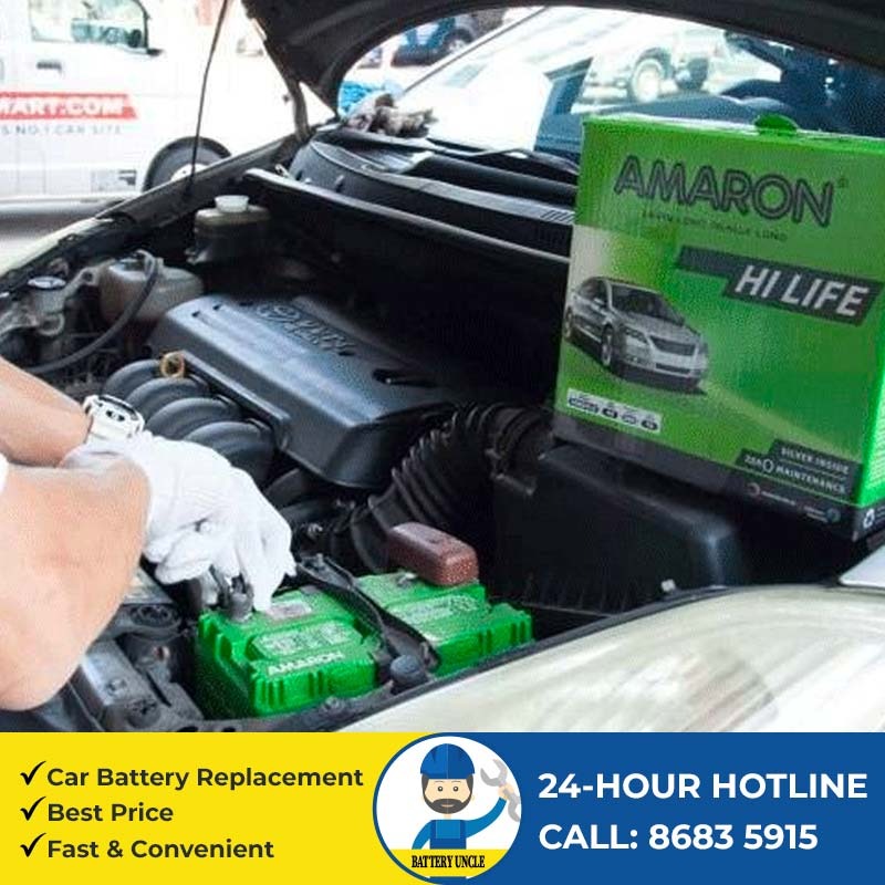 Amaron Car Battery 24Hrs Mobile OnSite Car Battery Installation