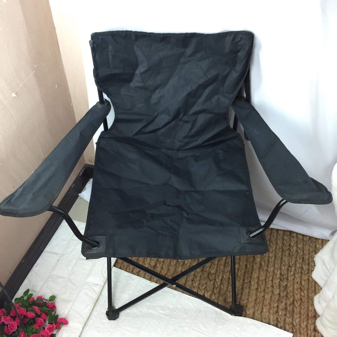 ANKO Basic Camp Chair Black Sports Equipment Hiking Camping
