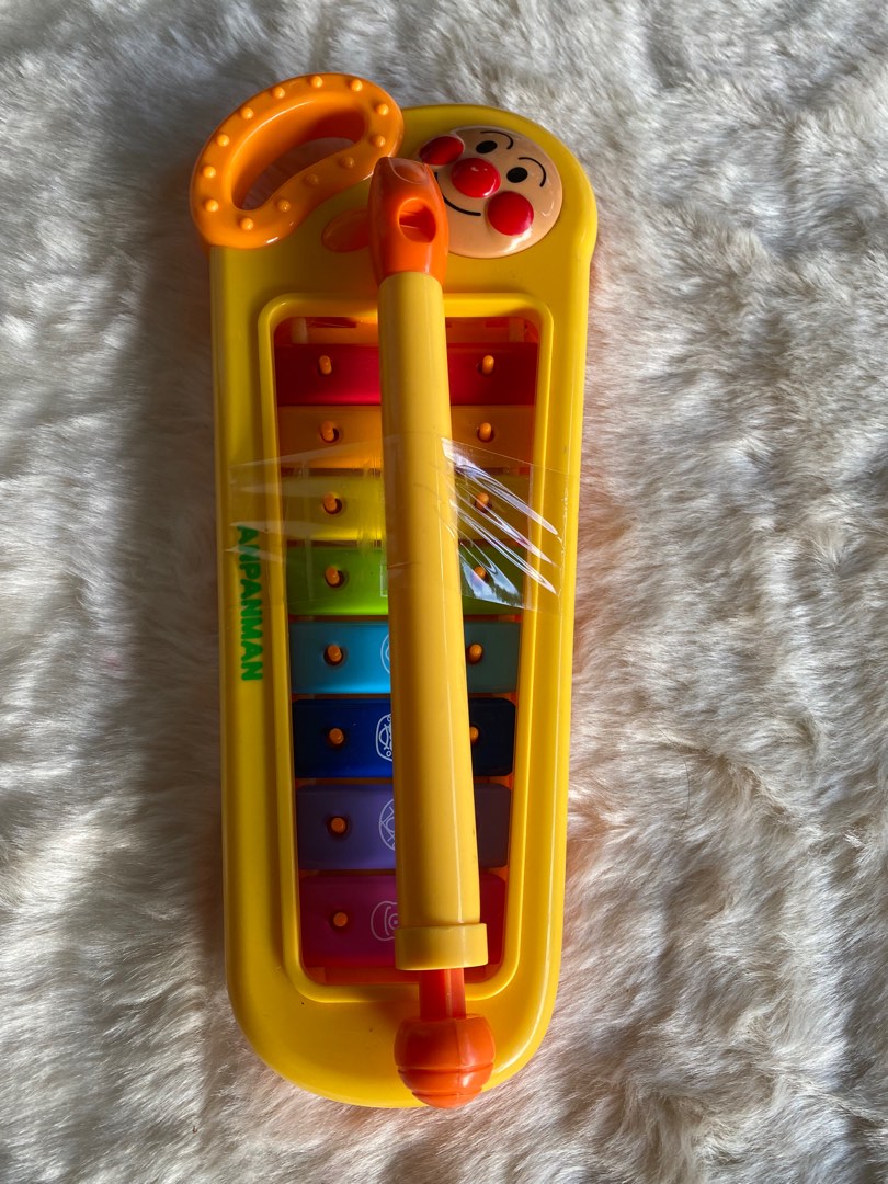 Anpanman xylophone & flute, Hobbies & Toys, Toys & Games on Carousell