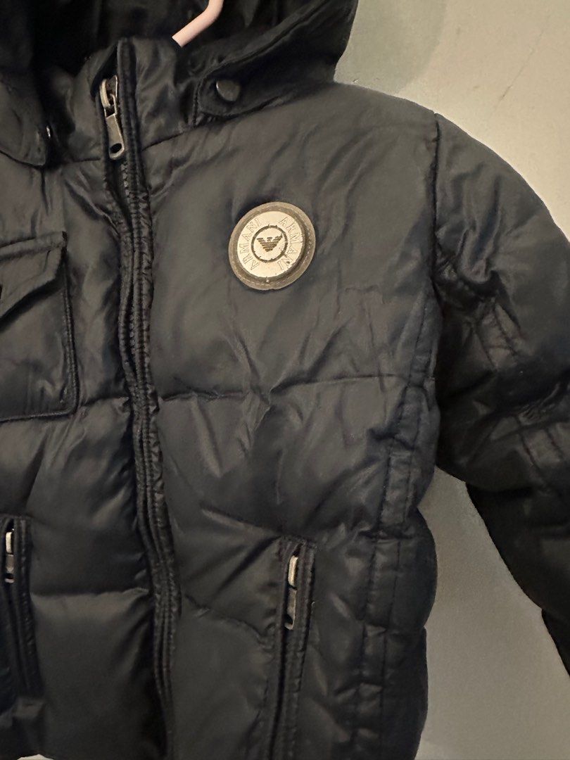 Armani Exchange Puffer Jacket, Babies & Kids, Babies & Kids Fashion on Carousell