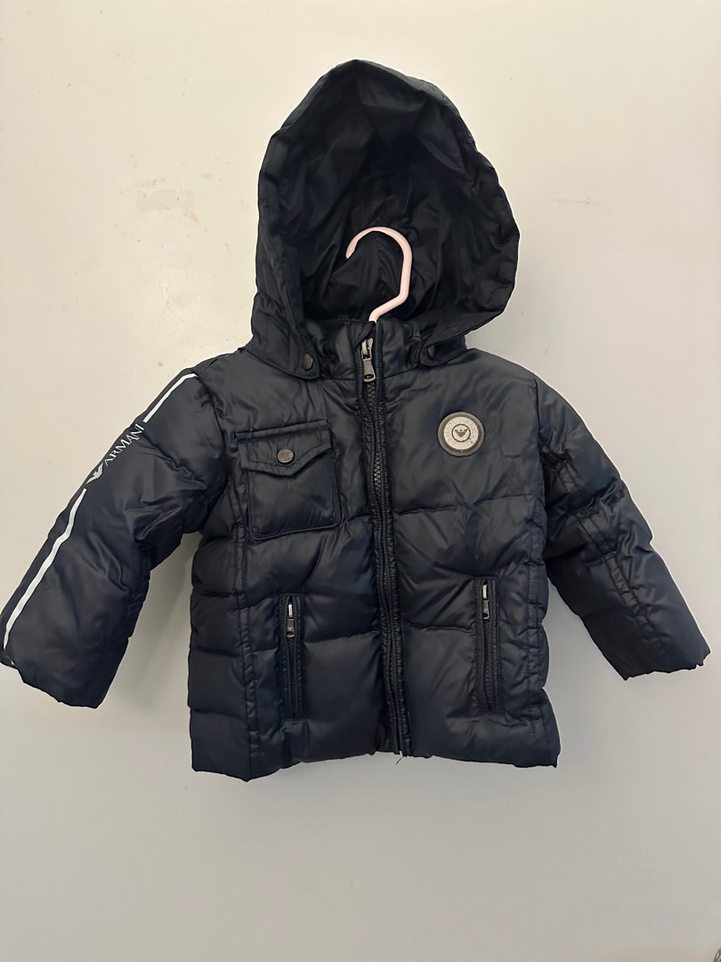 Armani Exchange Puffer Jacket, Babies & Kids, Babies & Kids Fashion on Carousell