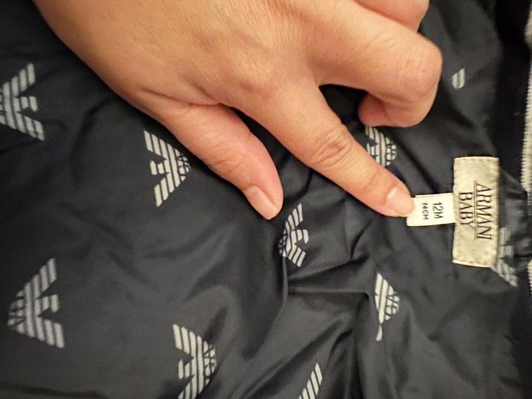 Armani Exchange Puffer Jacket, Babies & Kids, Babies & Kids Fashion on Carousell