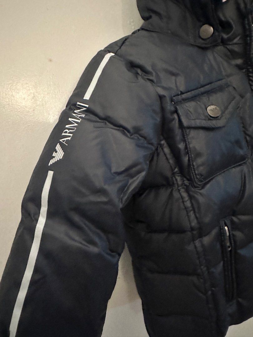 Armani Exchange Puffer Jacket, Babies & Kids, Babies & Kids Fashion on Carousell