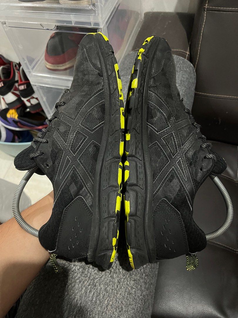 Asics Gel Scram 4 Black Shoes 11.5UK Men s Fashion Footwear