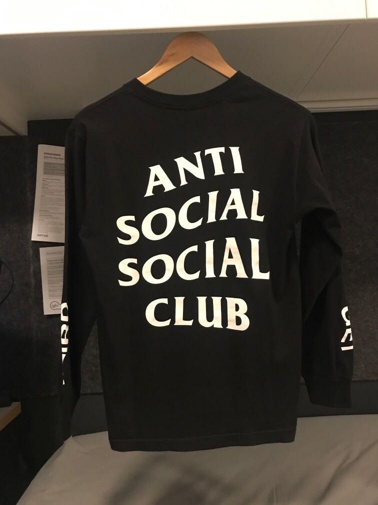 ASSC Get Weird Long Sleeve Tee, Men's Fashion, Tops & Sets