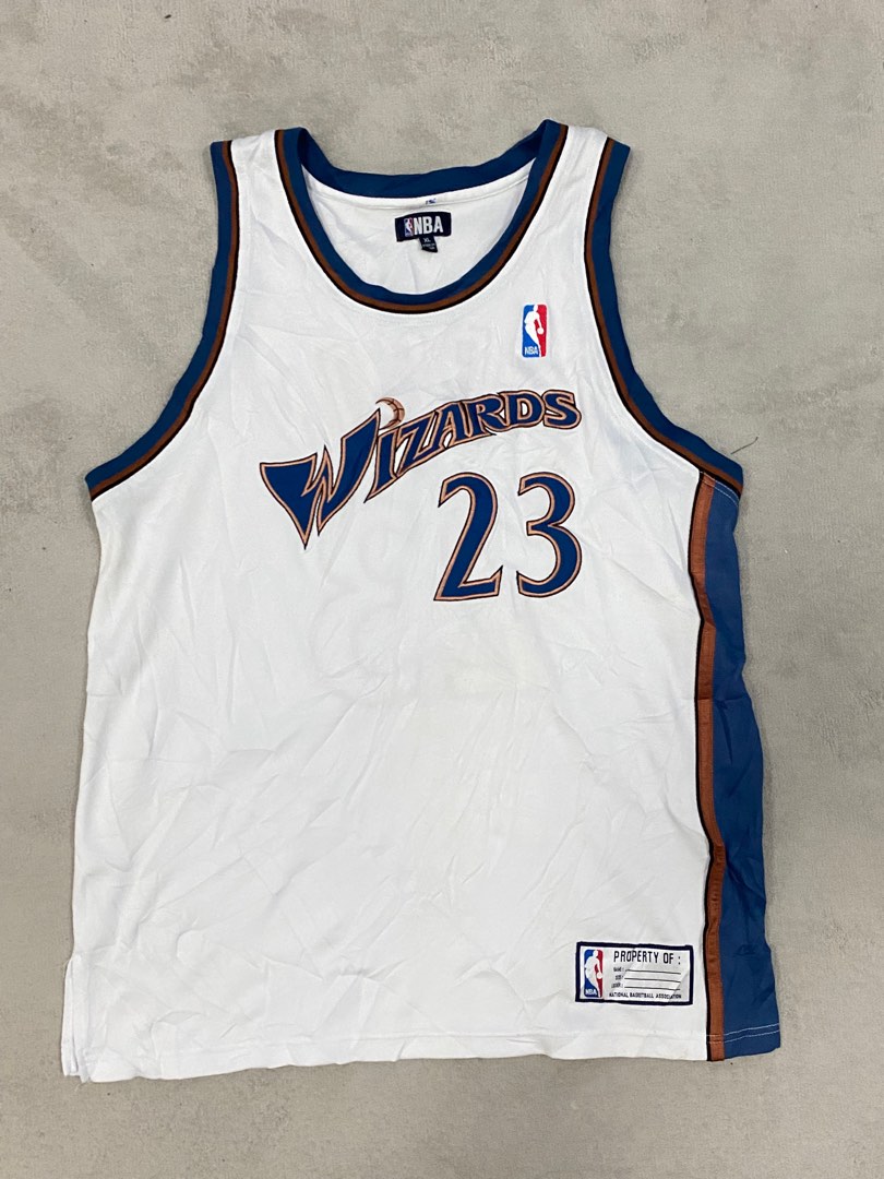 Michael jordan best sale wizards jersey authentic