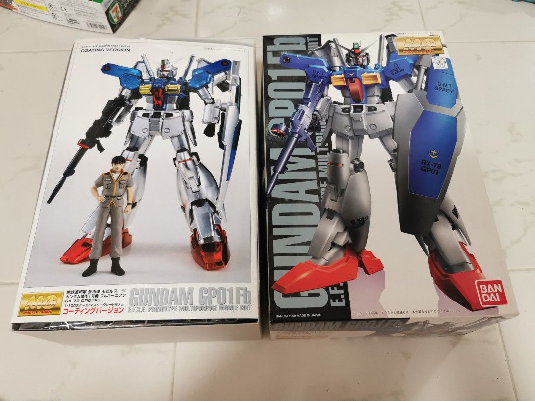 Gundam MG RX-78 GP01Fb Coating Version, Modello 1/100, Importazione Giappone, Mobile Suit Gundam 0083