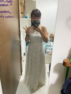BB DAKOTA Beaded Wedding Dress US6 UK10