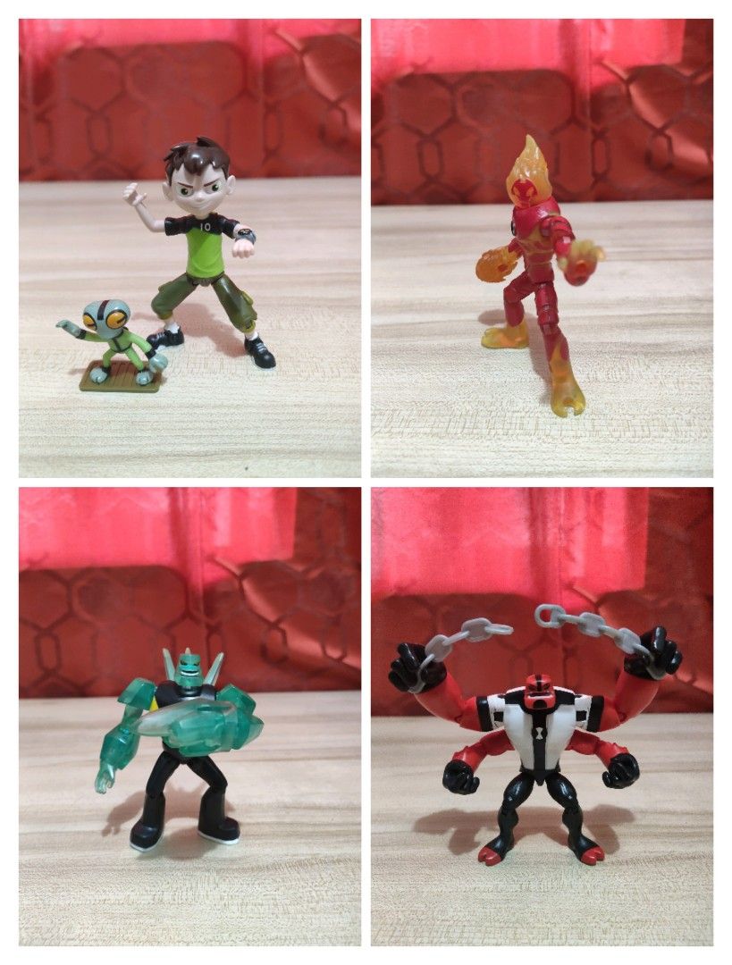 BEN 10 FIGURES (Category: Action & Battle Toys) located in Imus. Submitted by Project_iShine (Listing ID 1194455638, Image 2). Description: WHAT YOU SEE IS WHAT YOU GET 5,000 take all 14 figures -Issue with upgrade, part of the torso is superglued not noticable when displayed Pm if you have any queries.
