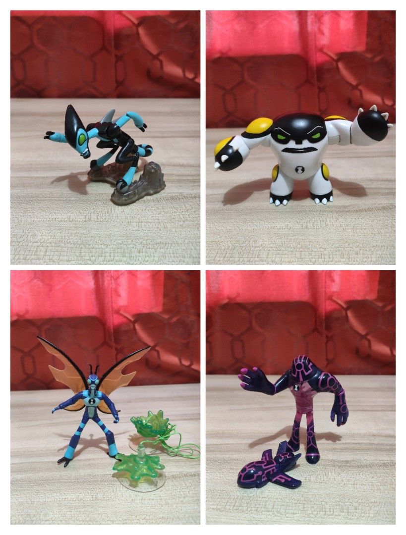 BEN 10 FIGURES (Category: Action & Battle Toys) located in Imus. Submitted by Project_iShine (Listing ID 1194455638, Image 3). Description: WHAT YOU SEE IS WHAT YOU GET 5,000 take all 14 figures -Issue with upgrade, part of the torso is superglued not noticable when displayed Pm if you have any queries.