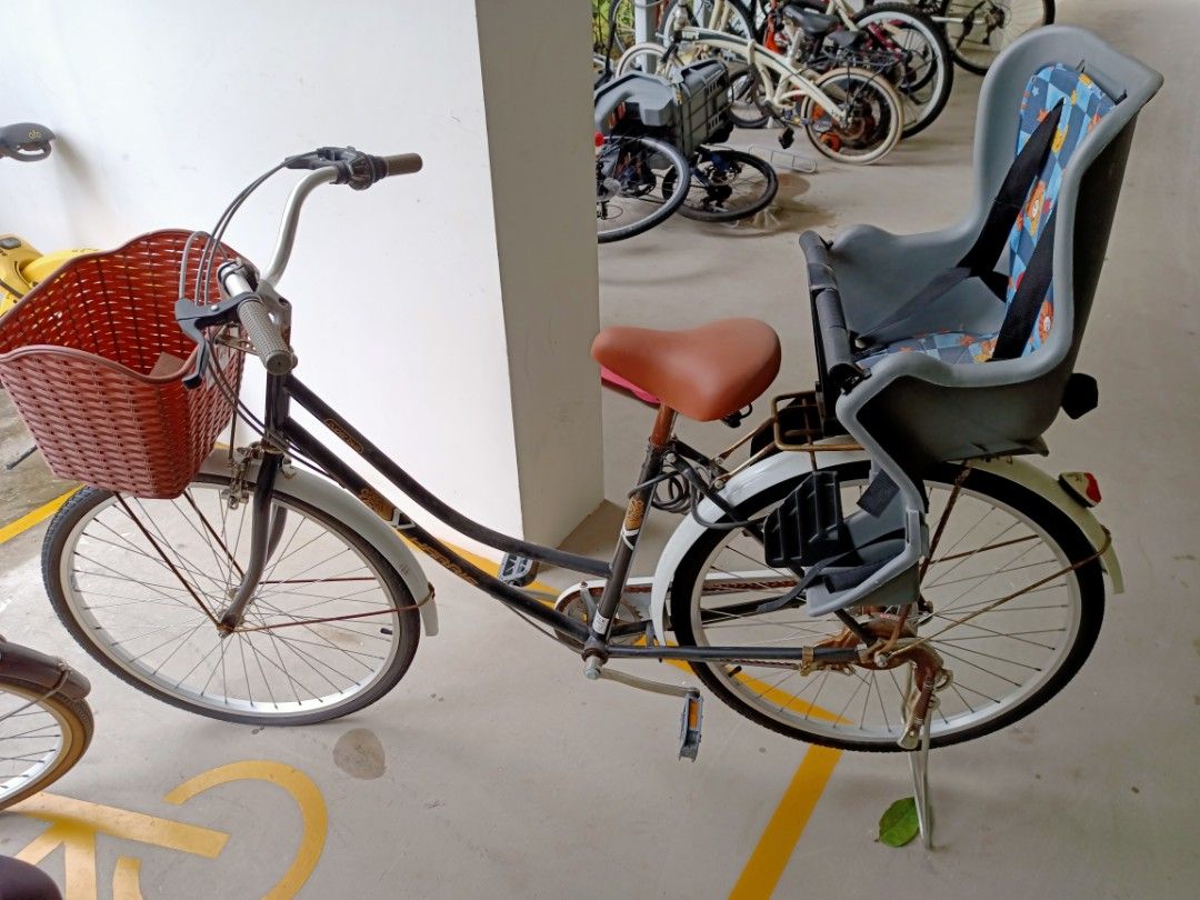 Bike with basket for outlet baby