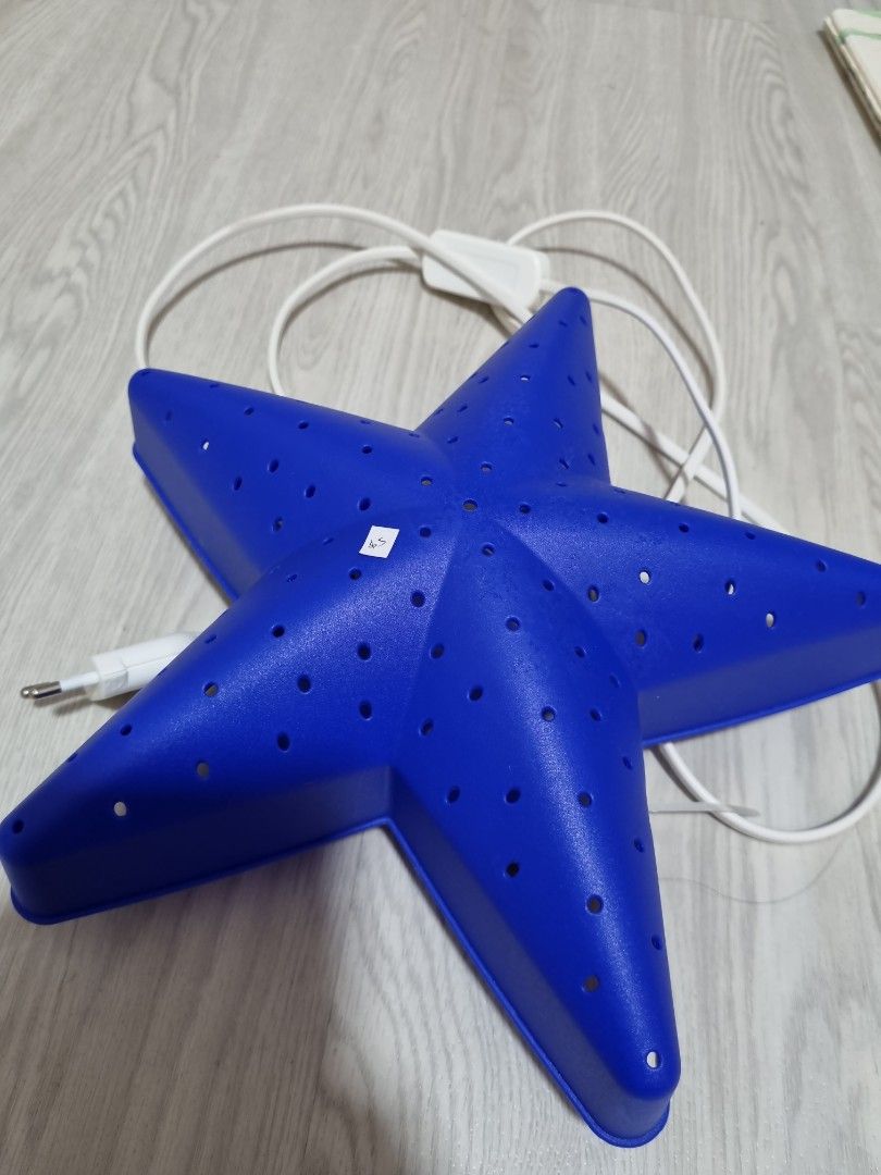 Blue IKEA star wall light (discontinued), Car Accessories, Electronics