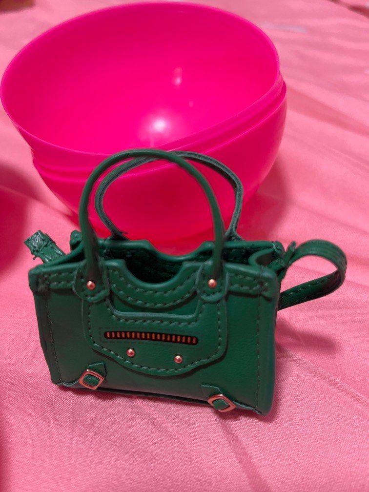 green balenciaga bag mini