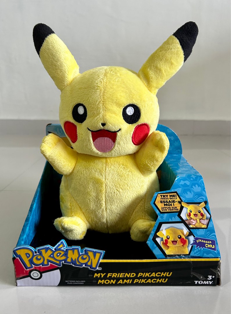 pokemon pikachu talking plush