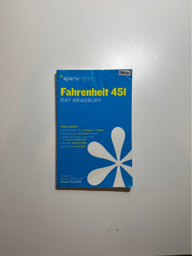 Sparknotes For Fahrenheit 451 Brand New Sparknotes Fahrenheit 451 textbook, Hobbies & Toys, Books & Magazines, Textbooks on Carousell