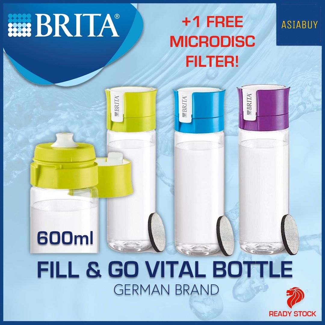 Brita Water Bottle Fill&Go Filter With 1 Microdisc Water