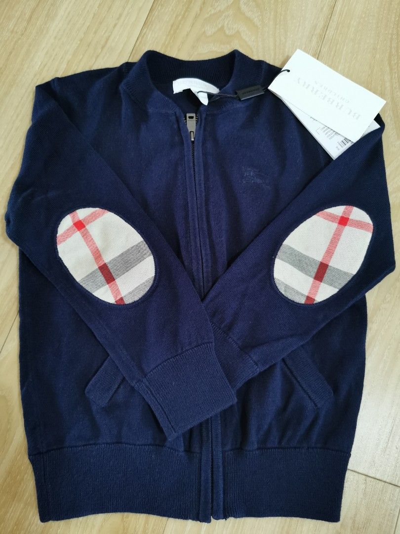 Burberry hotsell sweater jacket