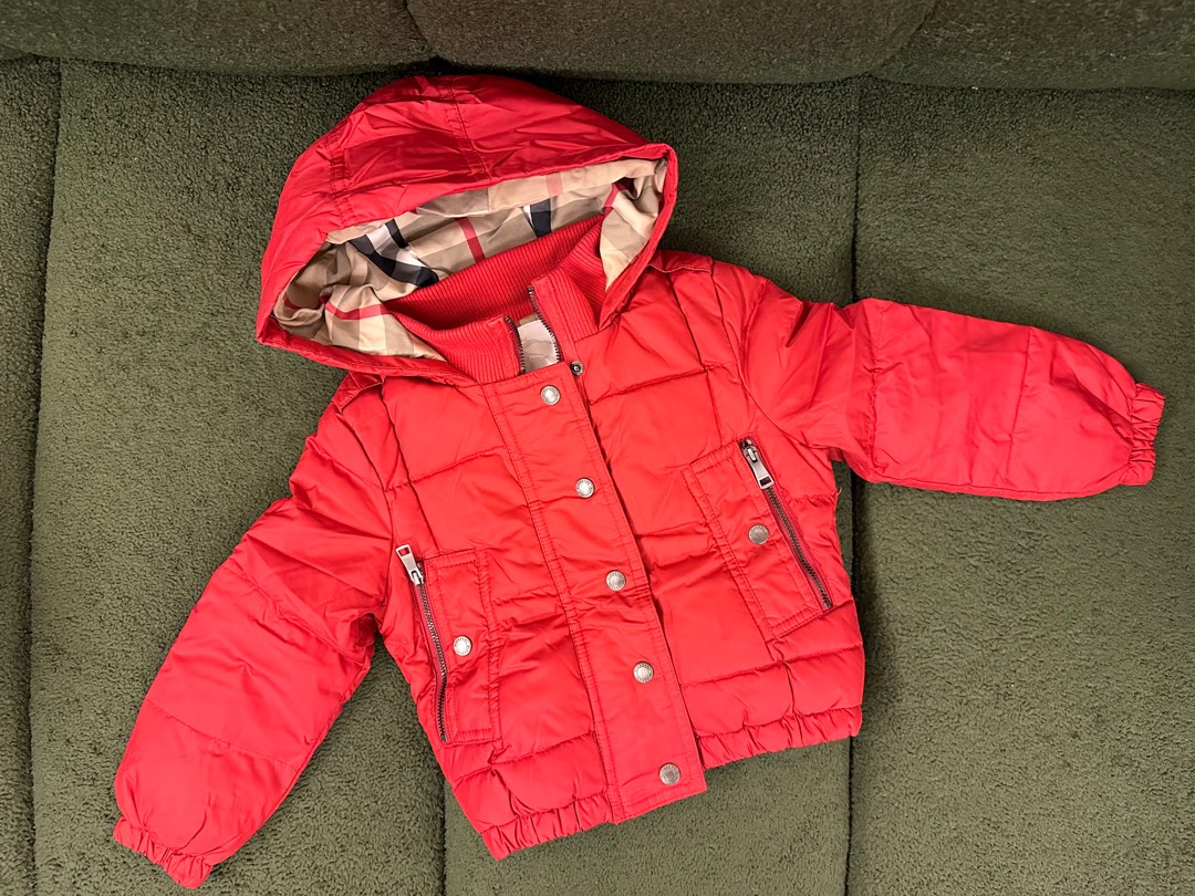 BURBERRY Kids Down Jacket, 兒童＆孕婦用品, 嬰兒及小童流行時尚