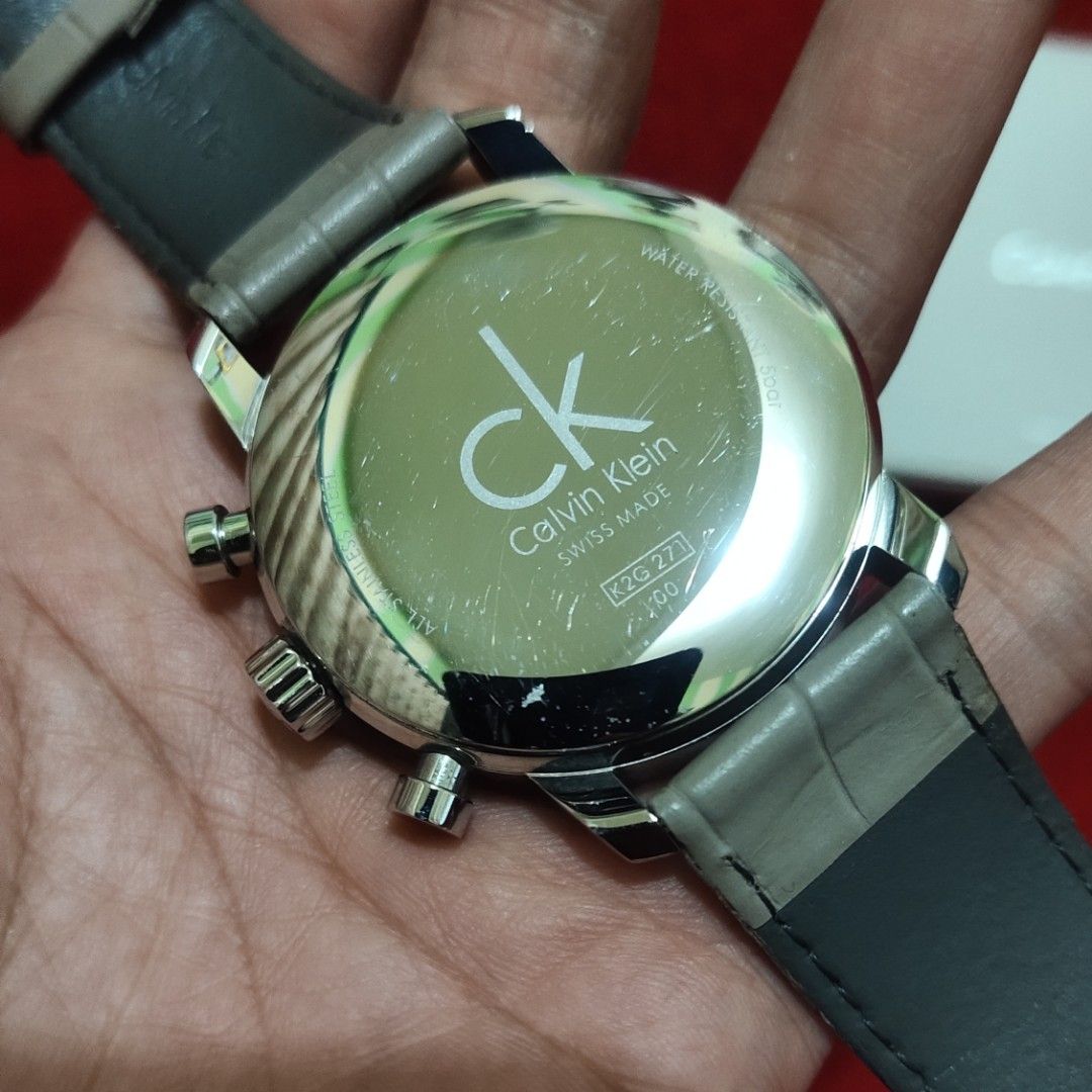 Calvin Klein chronograph K2G271 authentic Barang Mewah Jam