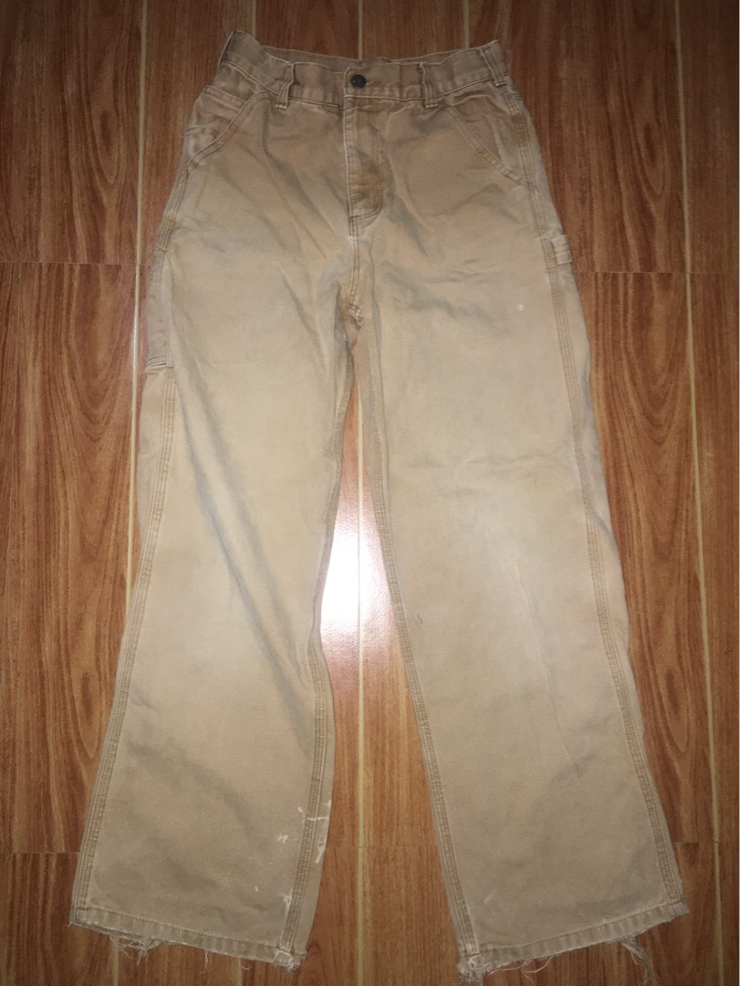 Carhartt Khaki Pants, Women's Fashion, Bottoms, Jeans on Carousell