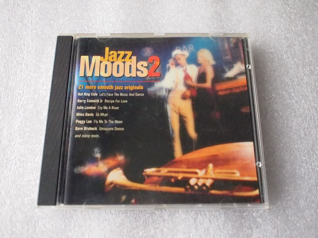 CD,JAZZ MOODS II.NAT KING COLE,MILE DAVIS,PEGGY LEE,DAVE BRUBECK