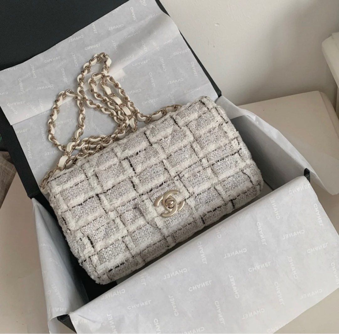 Chanel Mini Tweed Bag - 24 For Sale on 1stDibs  chanel mini rectangular  tweed, chanel tweed mini flap bag, chanel tweed bag mini
