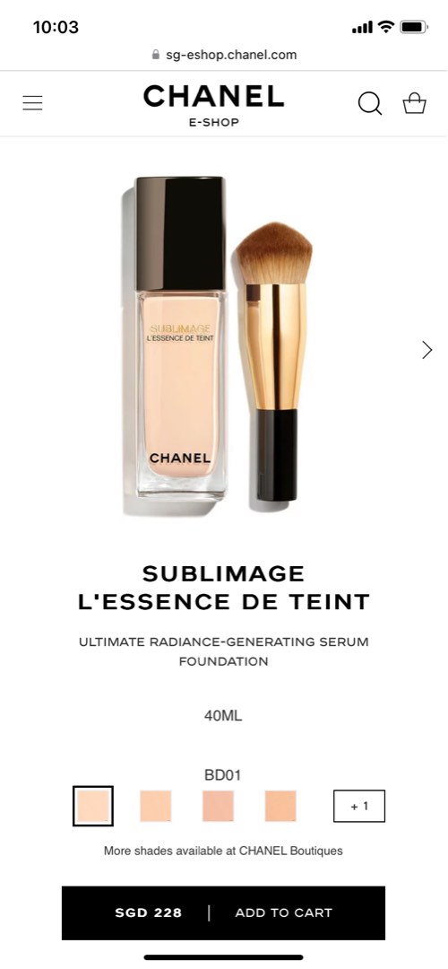 Chanel Sublimage L'Essence De Teint, Beauty & Personal Care, Face, Makeup  on Carousell