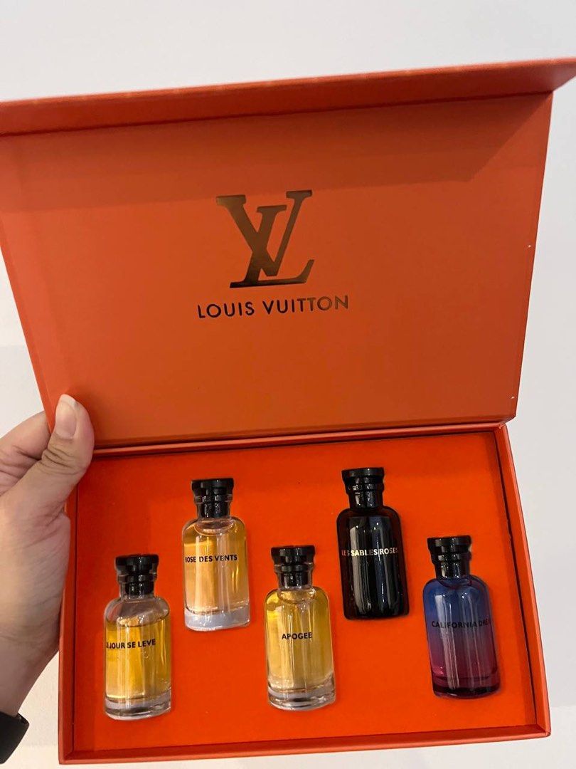 Louis Vuitton For Men Les Parfums Miniature Set 5 x 10ml