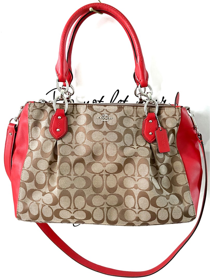 Coach cheap signature carryall