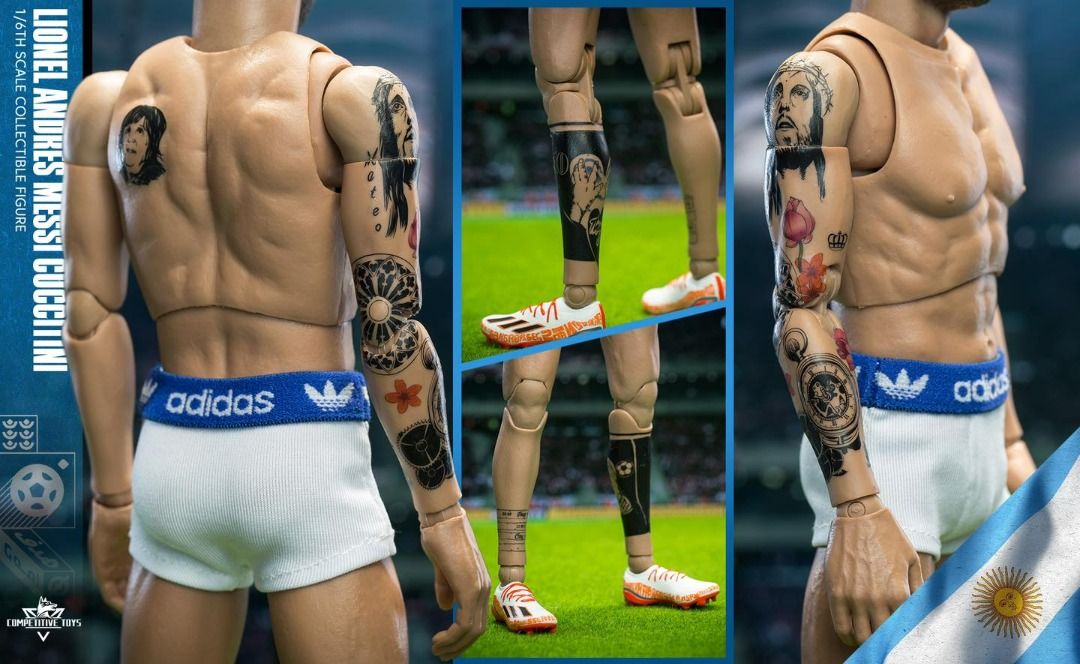 Competitive Toys - Lionel Messi Action Figure (1/6), Hobbies