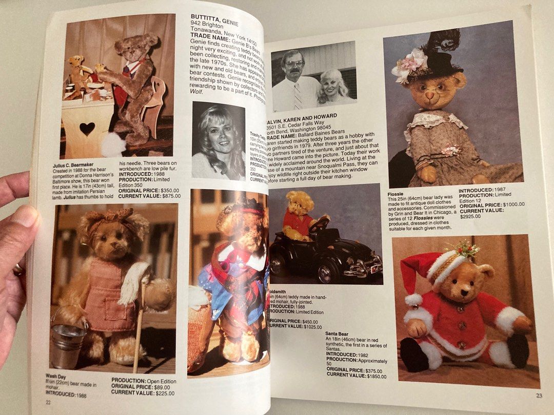 Contemporary Teddy Bear Price Guide, Hobbies & Toys, Toys & Games on