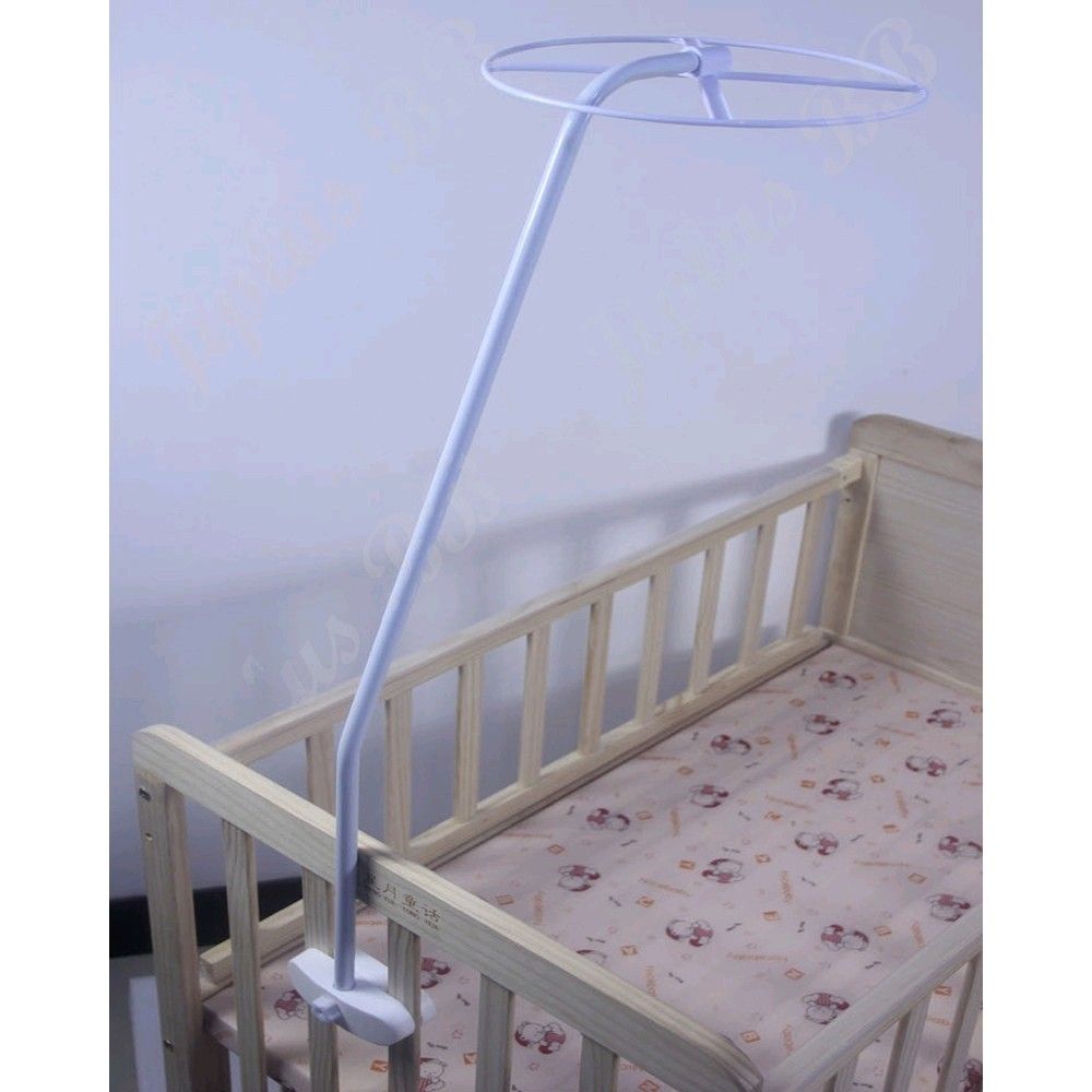 Baby cot best sale net stand